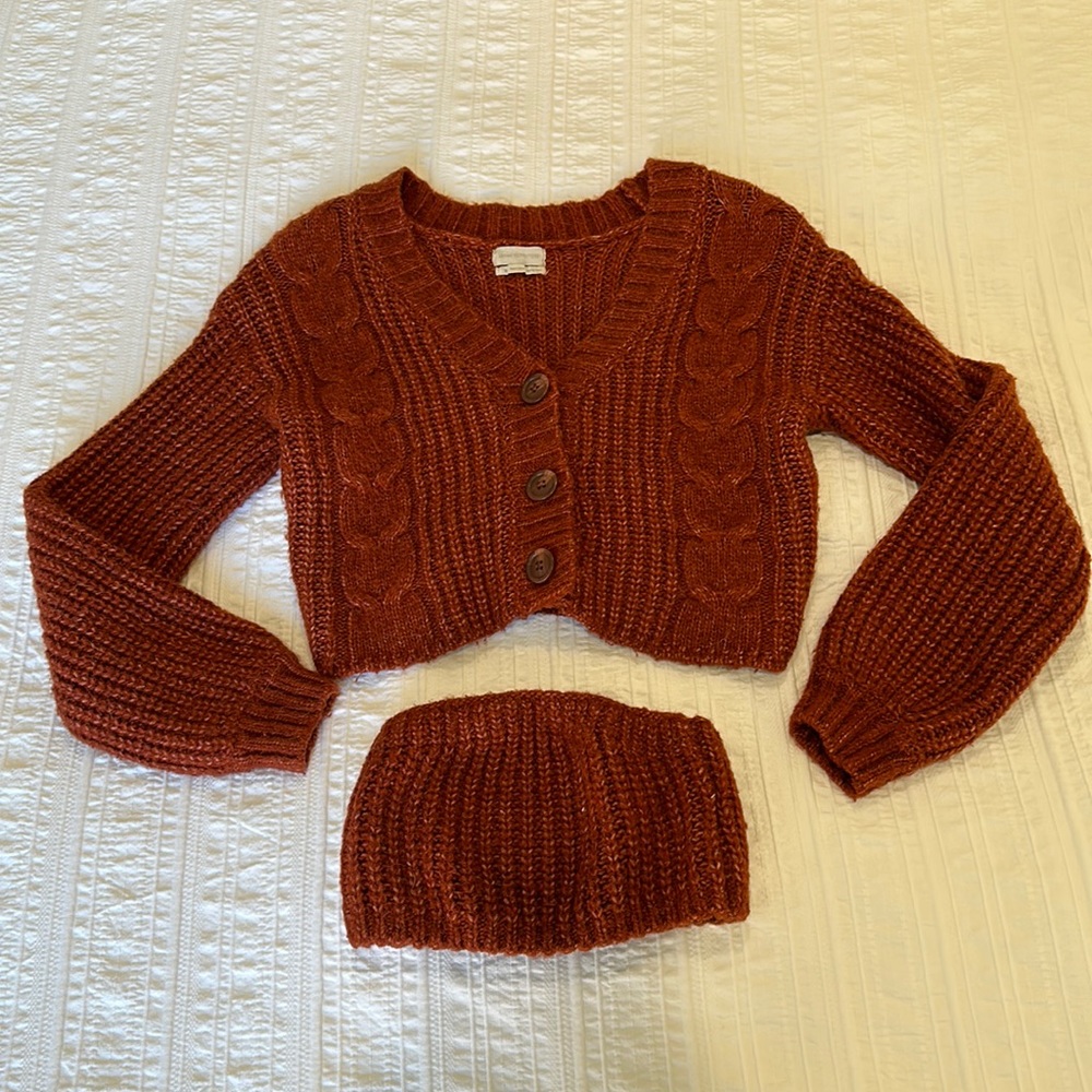 Urban Outfitters Matching Sweater and Bandeau Top